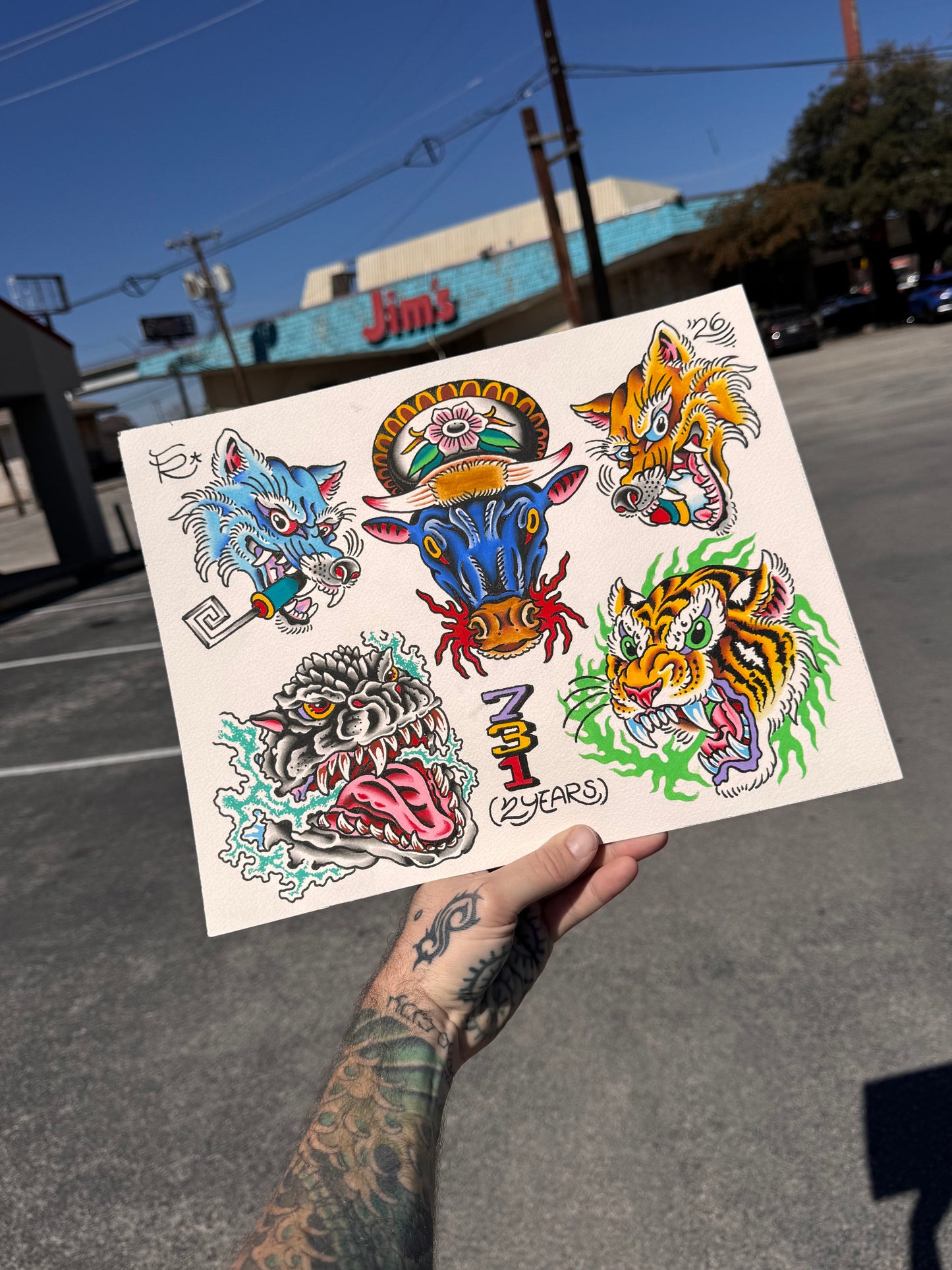 2 years 11x14 flash sheet